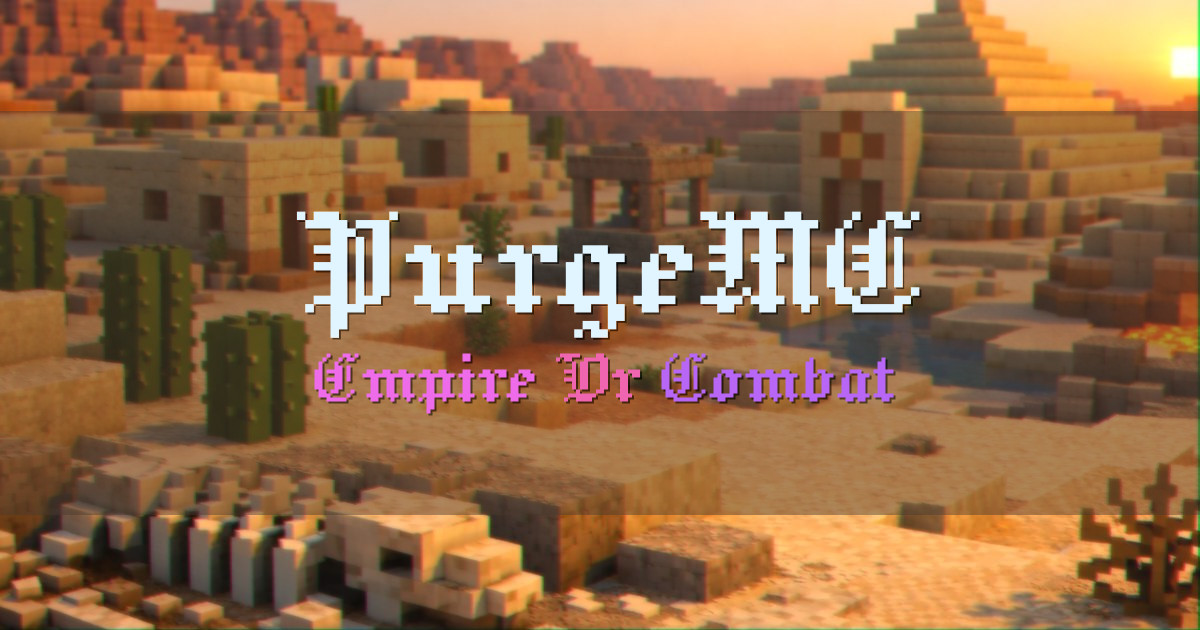 PurgeMC Survival Minecraft server