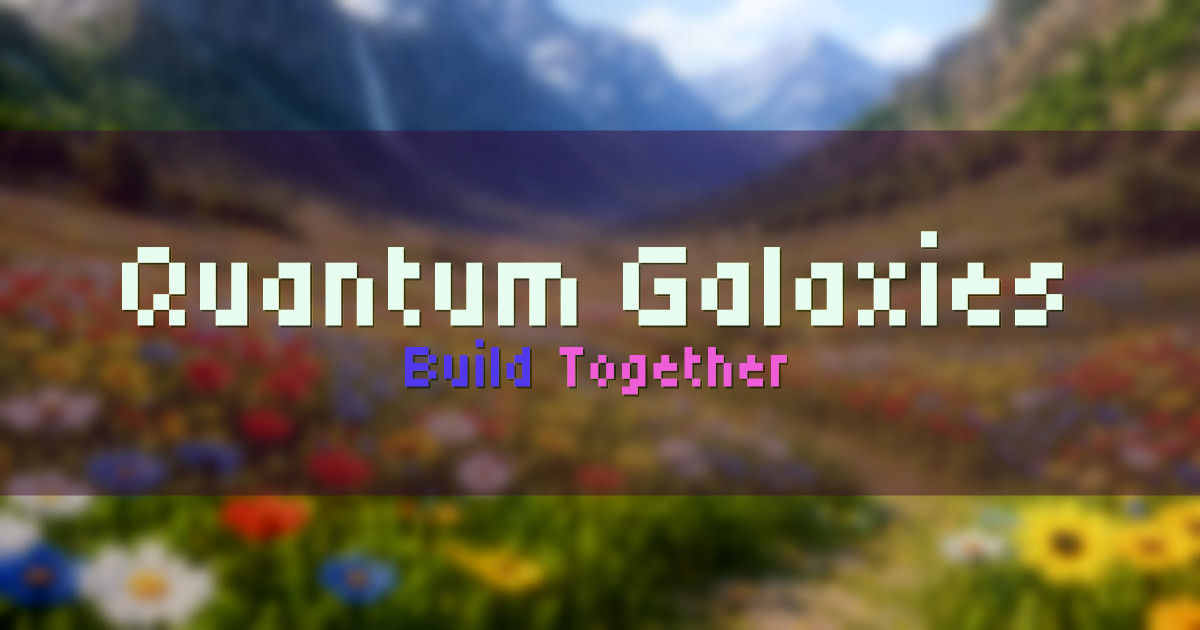 Quantum Galaxies Survival Minecraft server