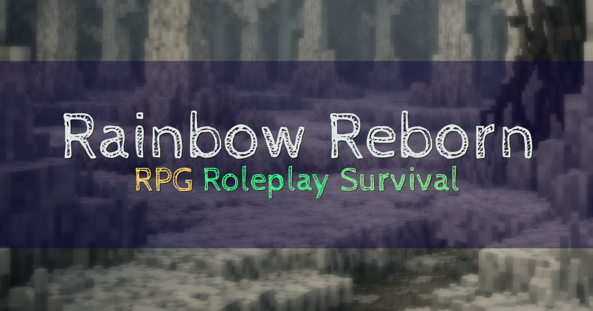 Banner for Rainbow Reborn Ancient Greece RPG Survival (play.minecraft.gr)