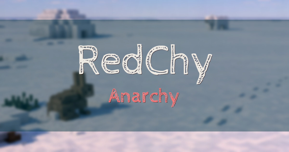 RedChy Anarchy Minecraft server