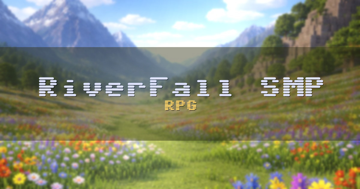 RiverFall SMP RPG Minecraft server