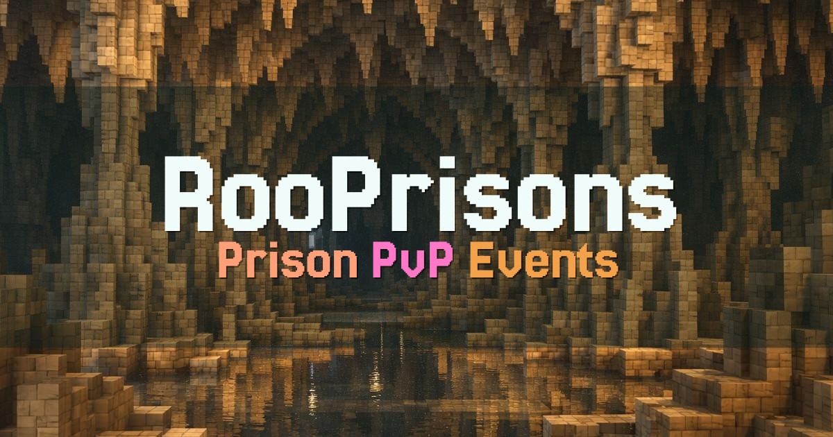 Banner for RooPrisons Competitive Prisons with Real PvP (rooprisons.com)