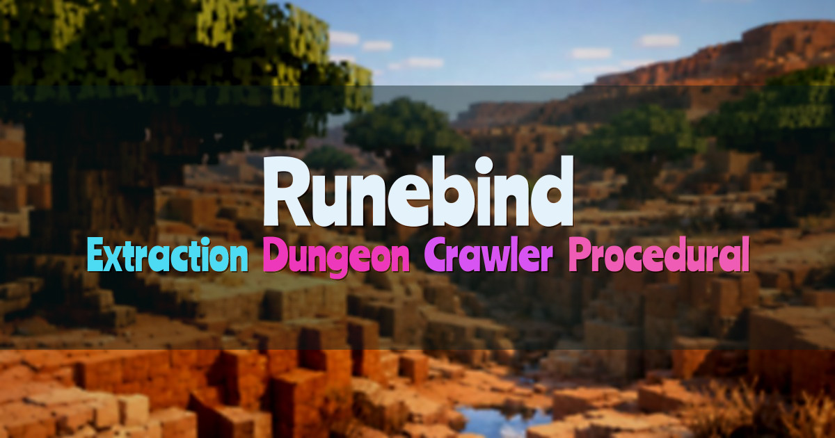 Banner for Runebind Extraction Dungeon Crawler ARPG (mc.runebind.net)