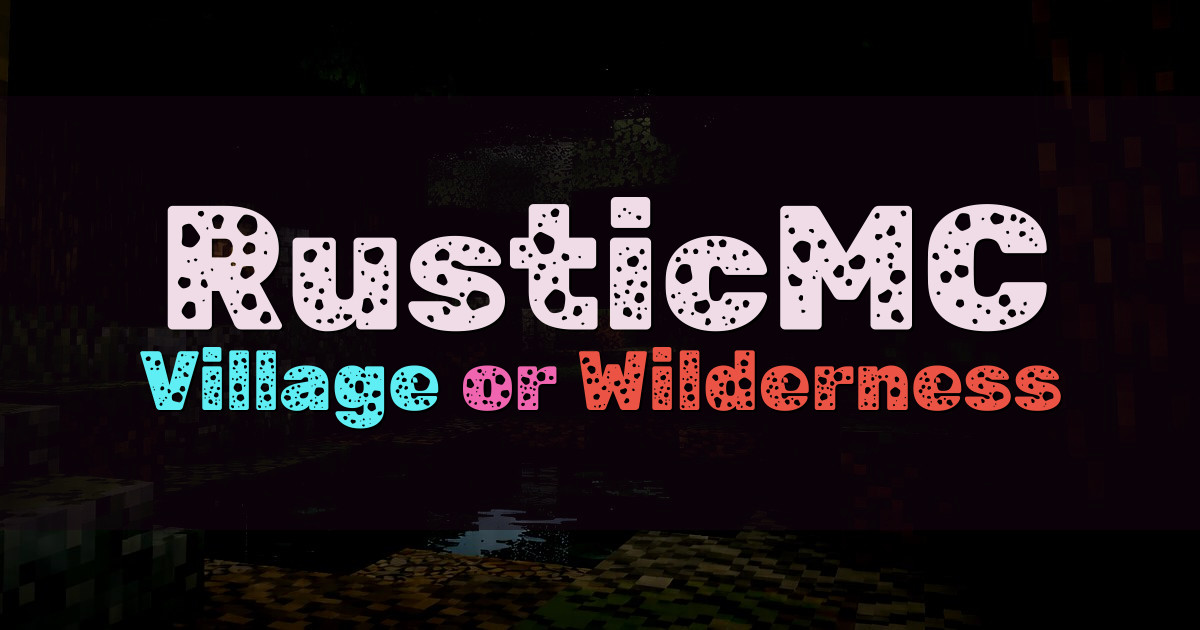 RusticMC Survival Minecraft server