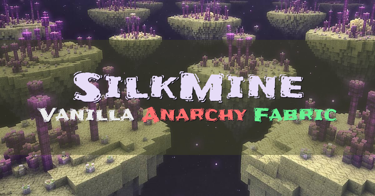 Banner for SilkMine Vanilla Anarchy 1.21.11 Fabric (silkmine.net)