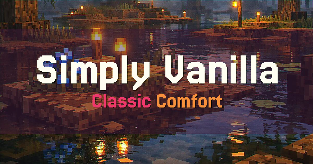 Simply Vanilla Survival Minecraft server