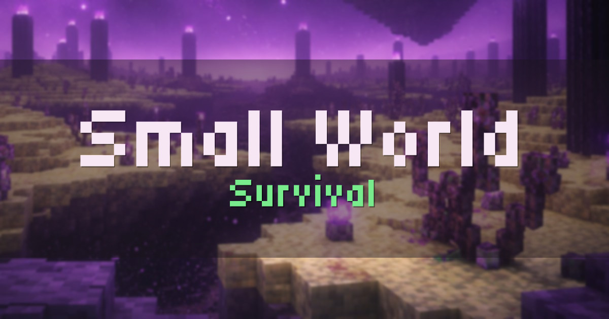 Small World Survival Minecraft server