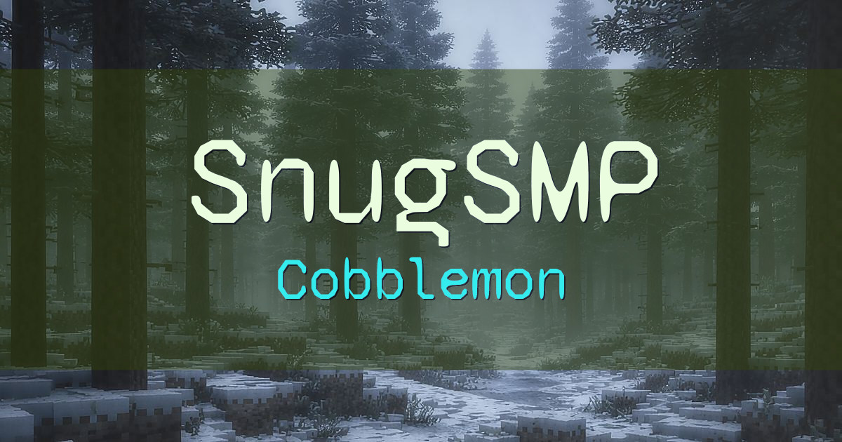 SnugSMP Cobblemon Minecraft server