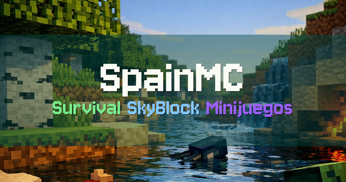 Banner for SpainMC Survival and SkyBlock (play.spainmc.net)
