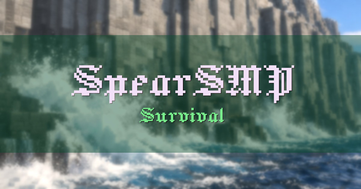 SpearSMP Survival Minecraft server
