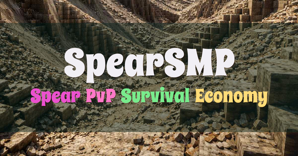 Banner for SpearSMP Spear PvP Survival With Economy (spearsmp.club)
