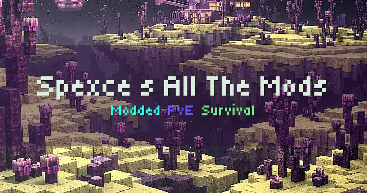 Banner for Spexce All The Mods 10 Modded PvE Survival (play.spexce.net)