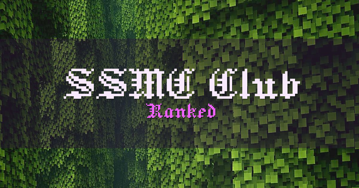 SSMC Club Ranked Minecraft server