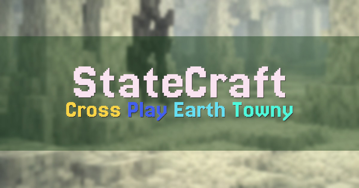 Banner for StateCraft Earth Towny Democracy (mcso.mcstatecraft.com)