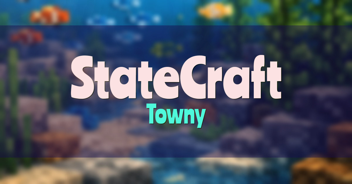 Banner for StateCraft Towny (mcso.mcstatecraft.com)