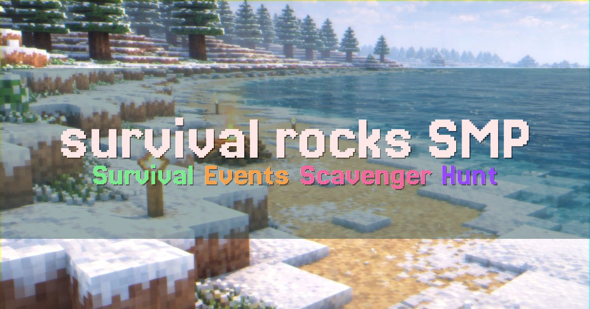 Banner for survival.rocks SMP Easter Scavenger Hunt Event (survival.rocks)