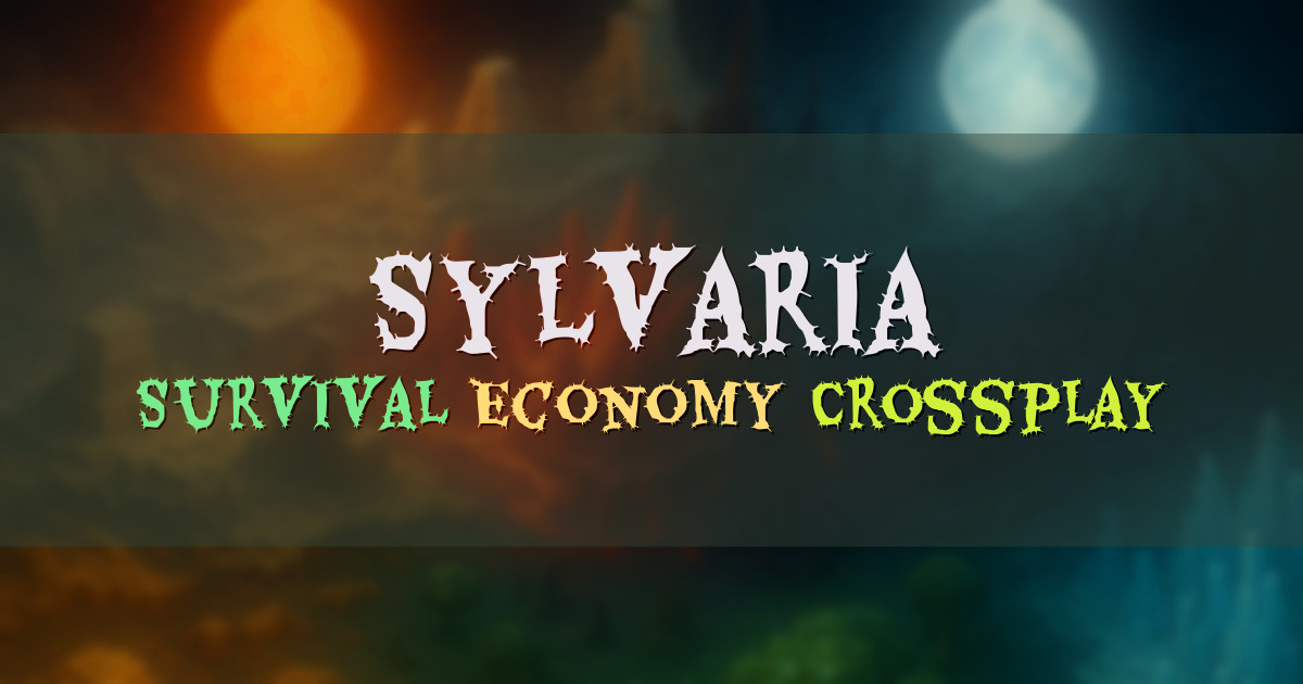Banner for Sylvaria Small Community Survival Economy Server (play.sylvaria.cc)