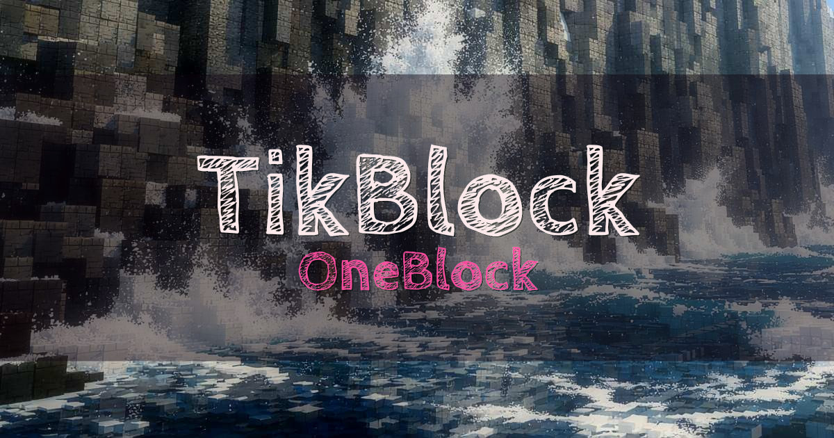 Banner for TikBlock OneBlock (play.tikblock.gg)