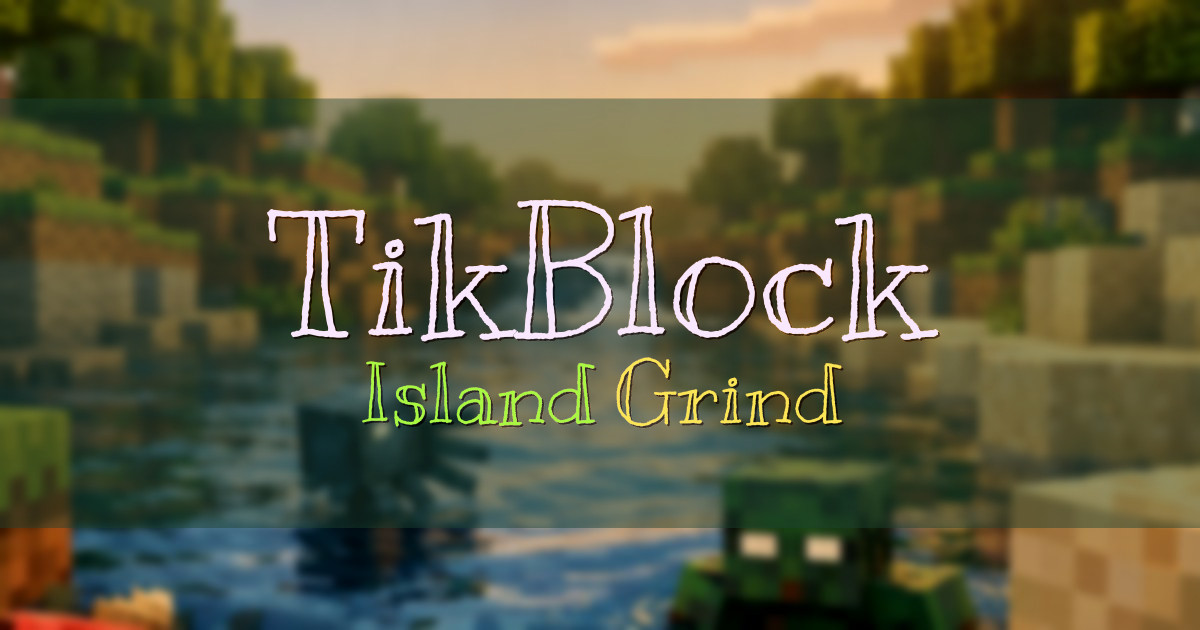 TikBlock OneBlock Minecraft server