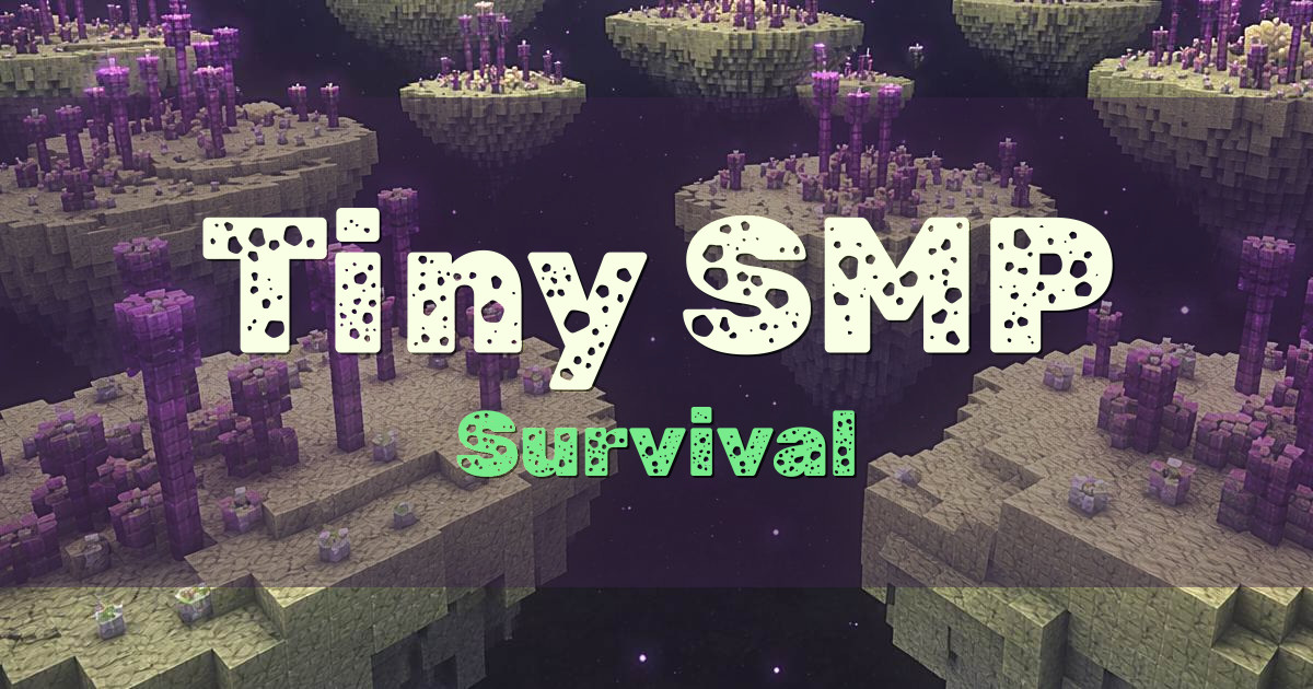 Tiny SMP Survival Minecraft server