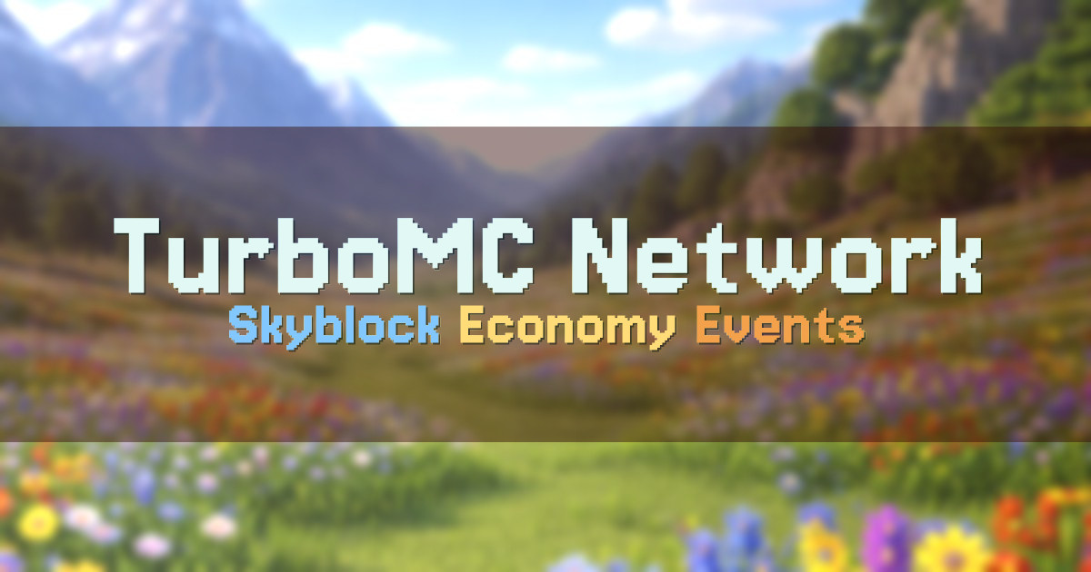 Banner for TurboMC Network Skyblock Economy (play.turbomc.network)