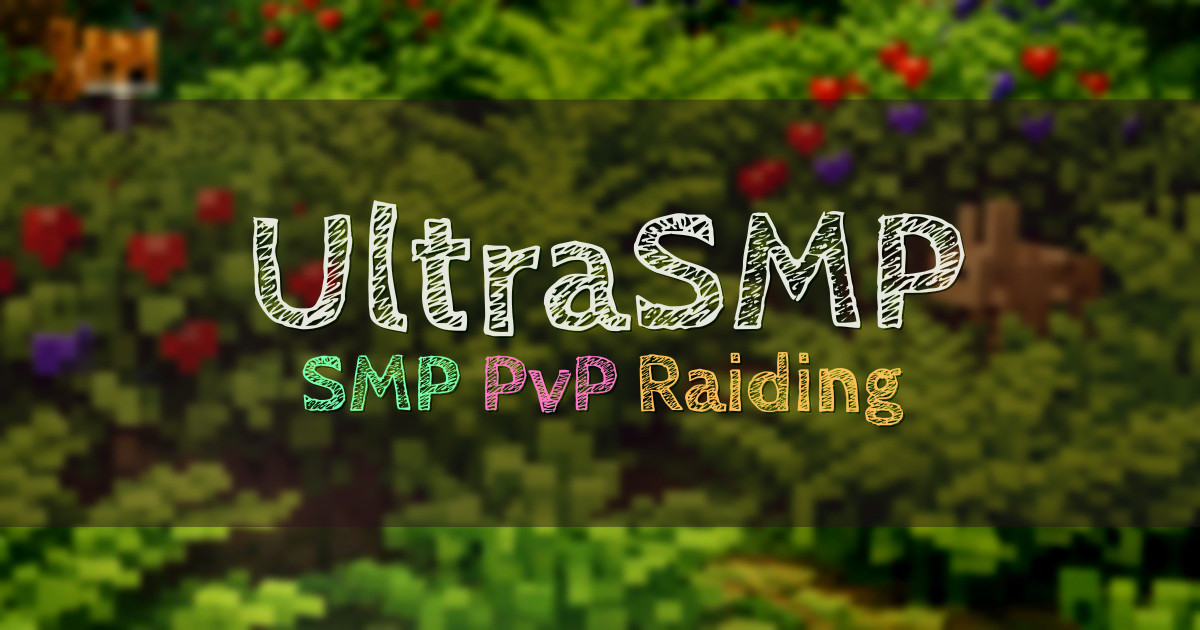 Banner for UltraSMP Custom Map Survival PvP (ultrasmp.net)