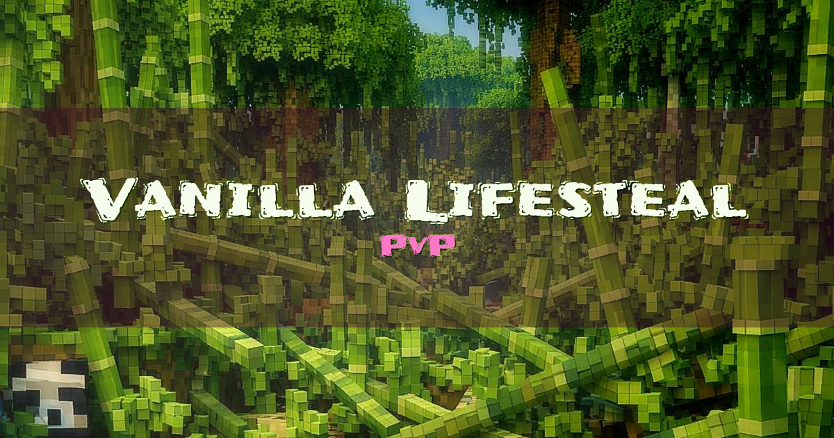 Vanilla Lifesteal PvP Minecraft server