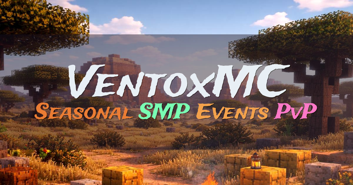 Banner for VentoxMC Divided Empire Seasonal SMP and Events (play.ventoxmc.com)