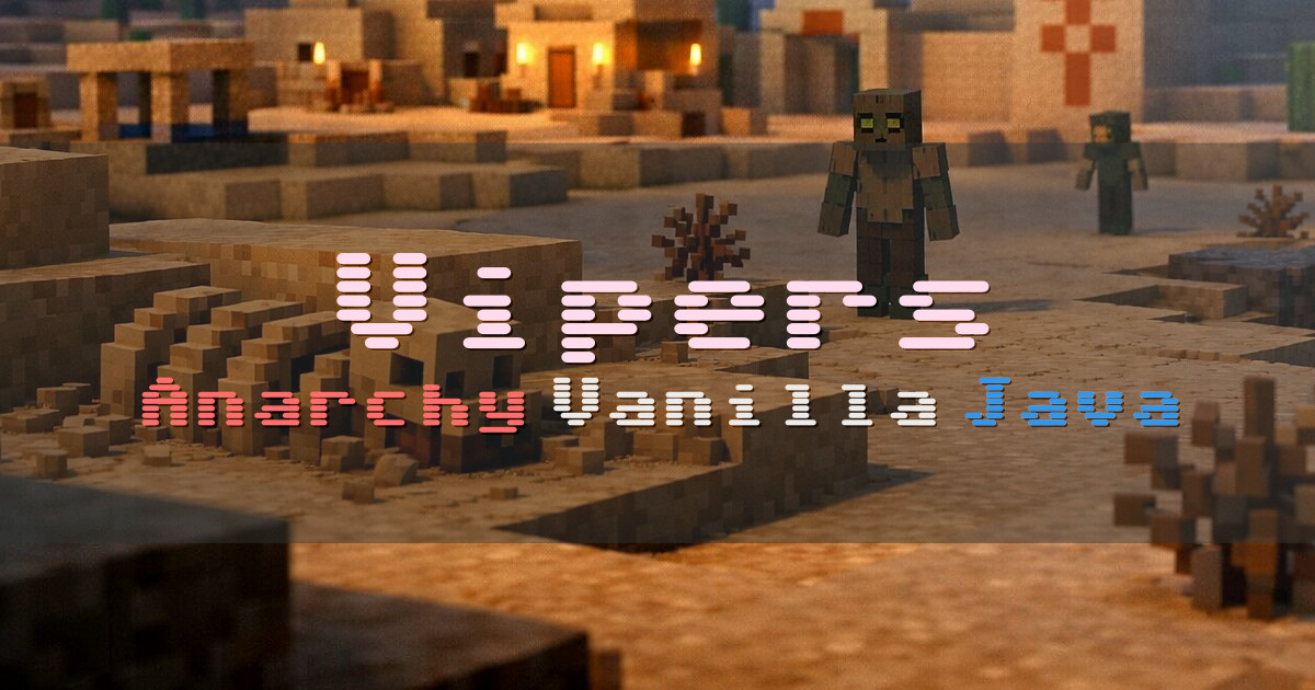 Banner for Vipers Anarchy Vanilla No Rules Java (vipers.pistoncube.com.ar)