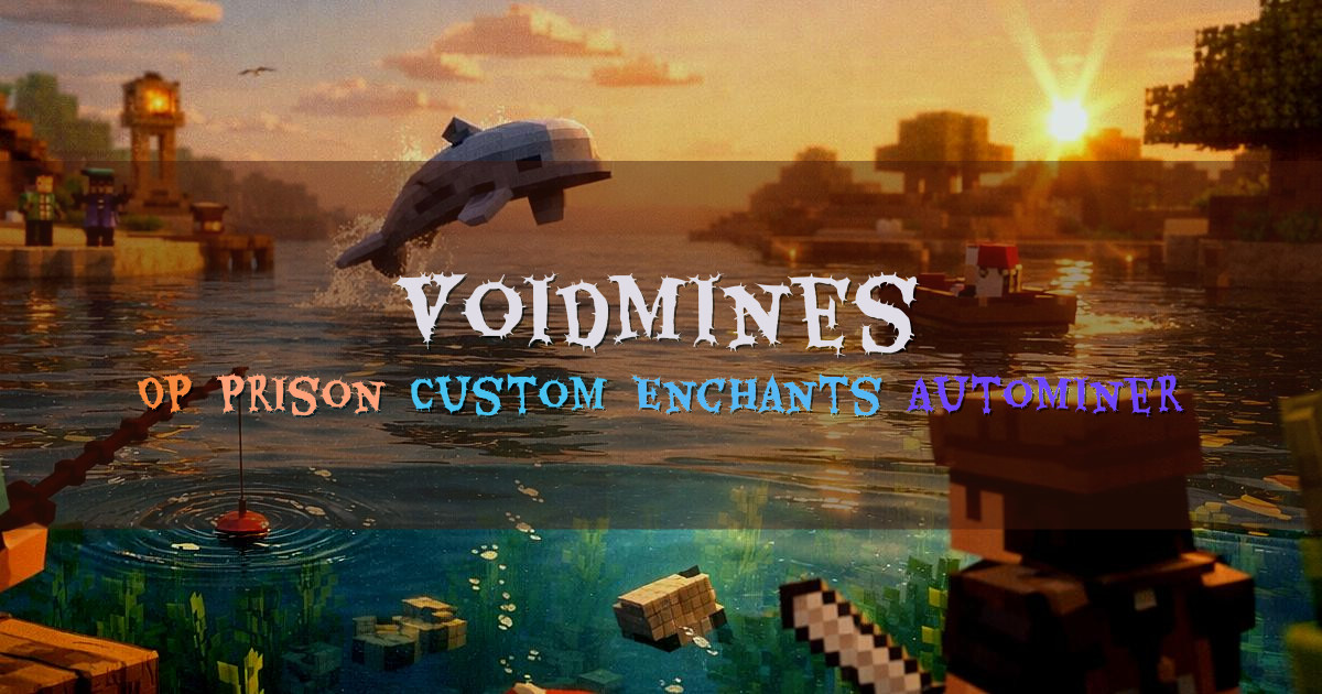 Banner for VoidMines OP Prison with Deep Progression (play.voidmines.com)