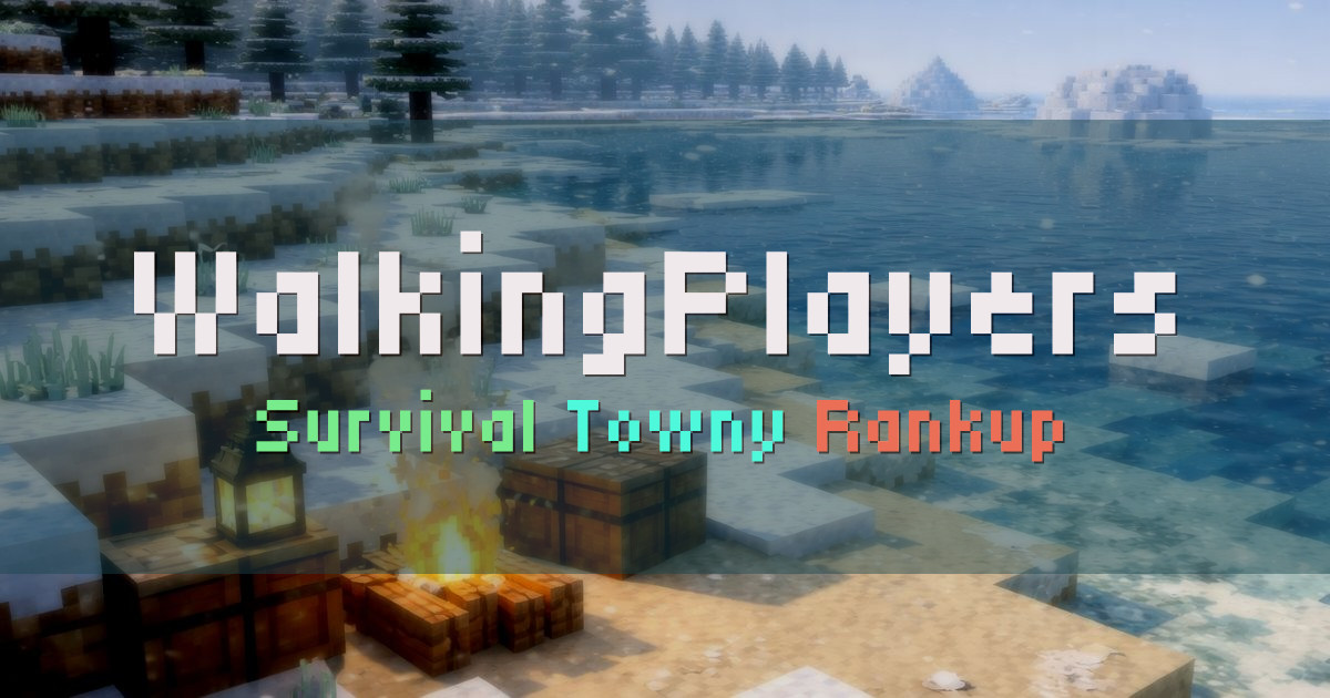Banner for WalkingPlayers Survival con Towny y Rankup (mc.wapl.gg)