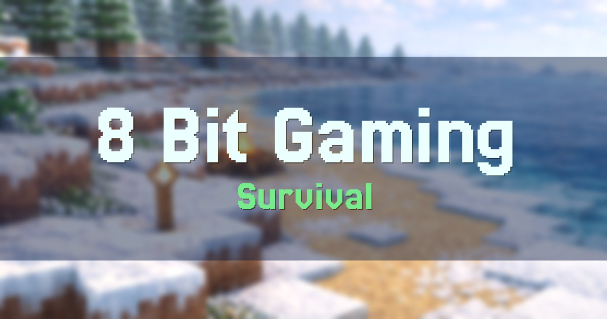 8 Bit Gaming Survival Minecraft server