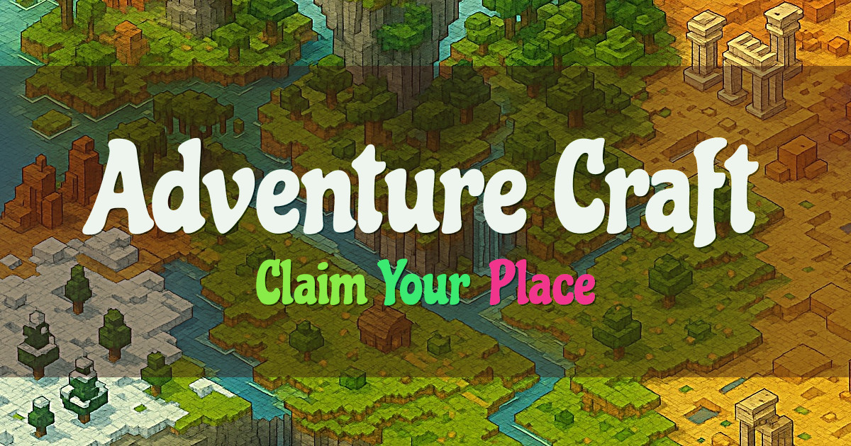 Adventure Craft Factions Minecraft server