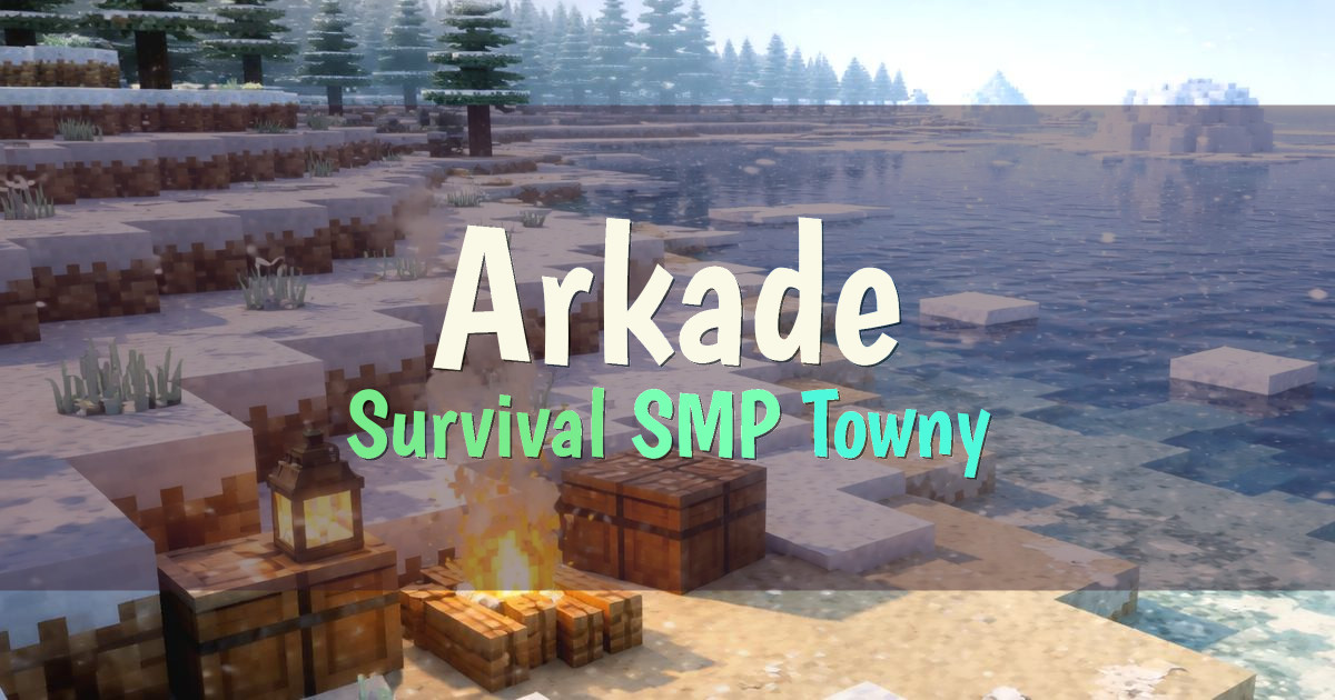 Banner for Arkade Community Focused Survival (mc.arkadeonline.com)