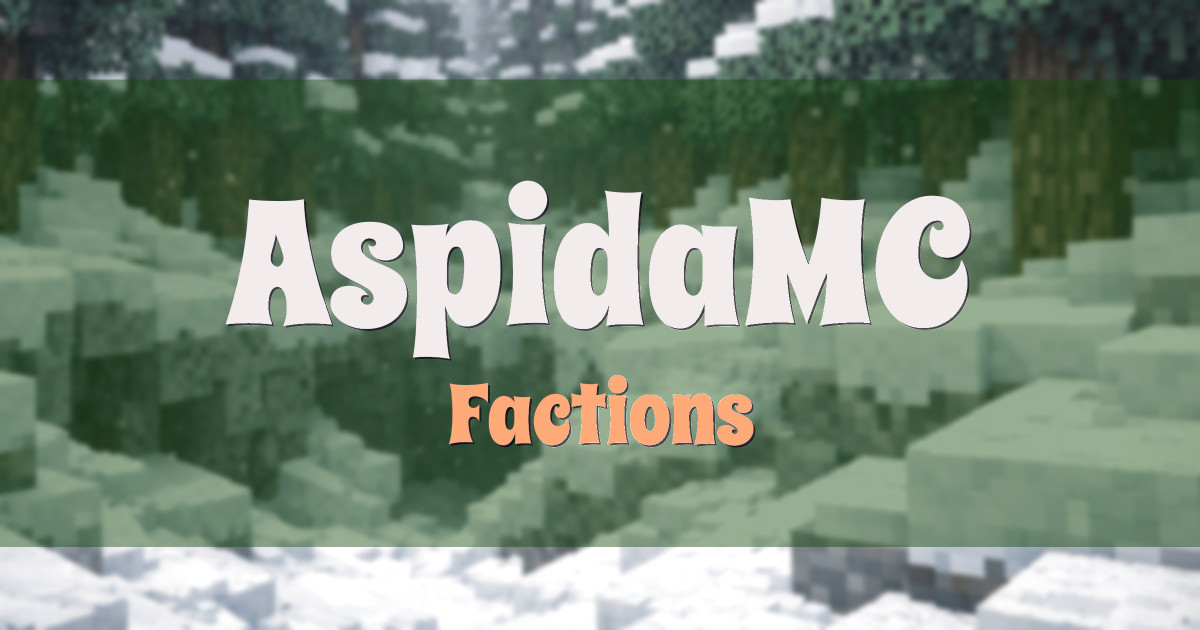 Banner for AspidaMC Factions