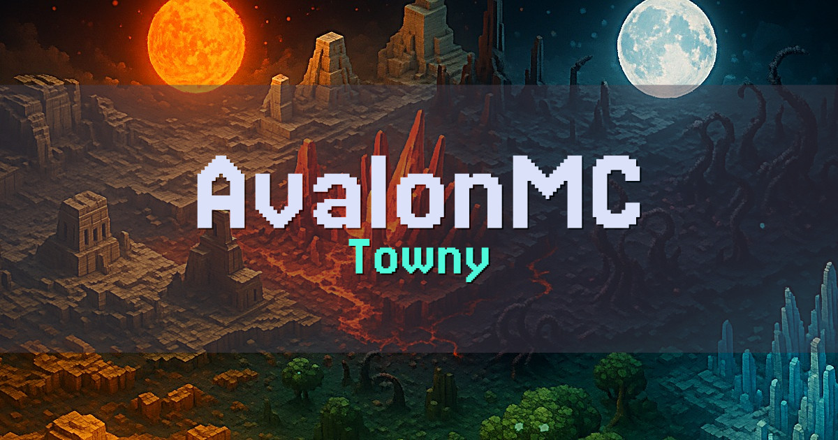 AvalonMC Towny Minecraft server