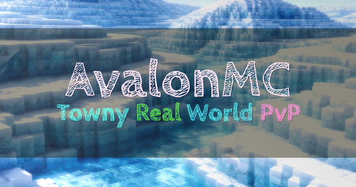 Banner for AvalonMC Towny SMP on a Real World Map (play.avalonmc.xyz)