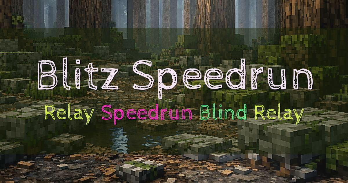 Banner for Blitz Speedrun Relay Runs With Blind Turns (play.blitzspeedrun.com)