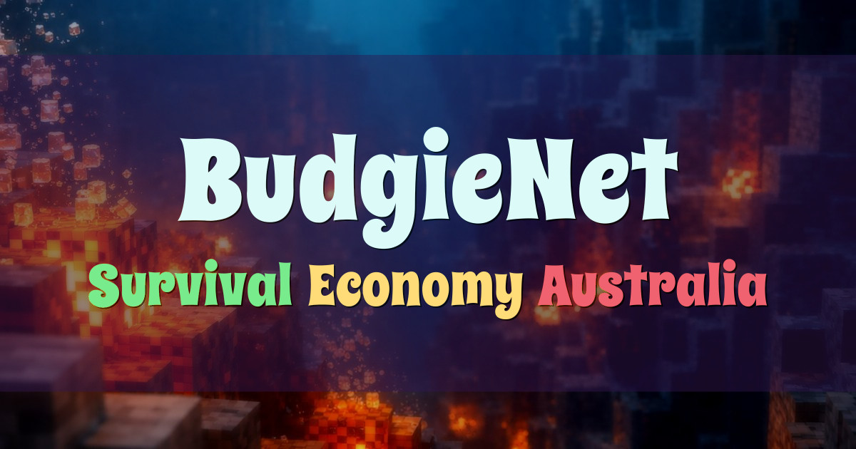 Banner for BudgieNet Australian Survival SMP (mc.budgienet.com)