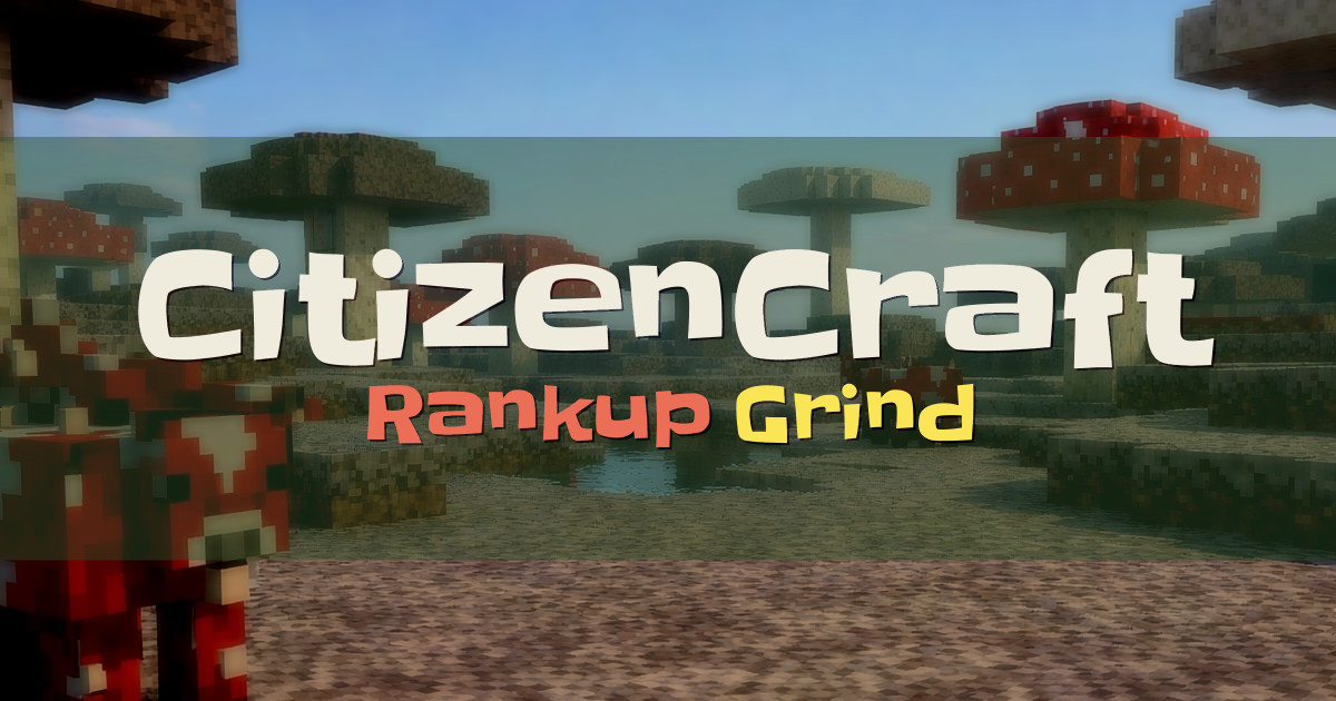 CitizenCraft Economy Minecraft server