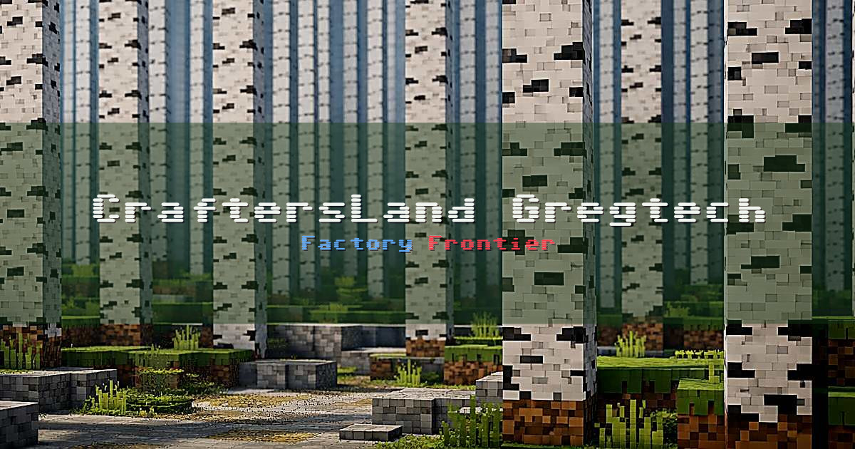 CraftersLand Gregtech New Horizons Modded Minecraft server