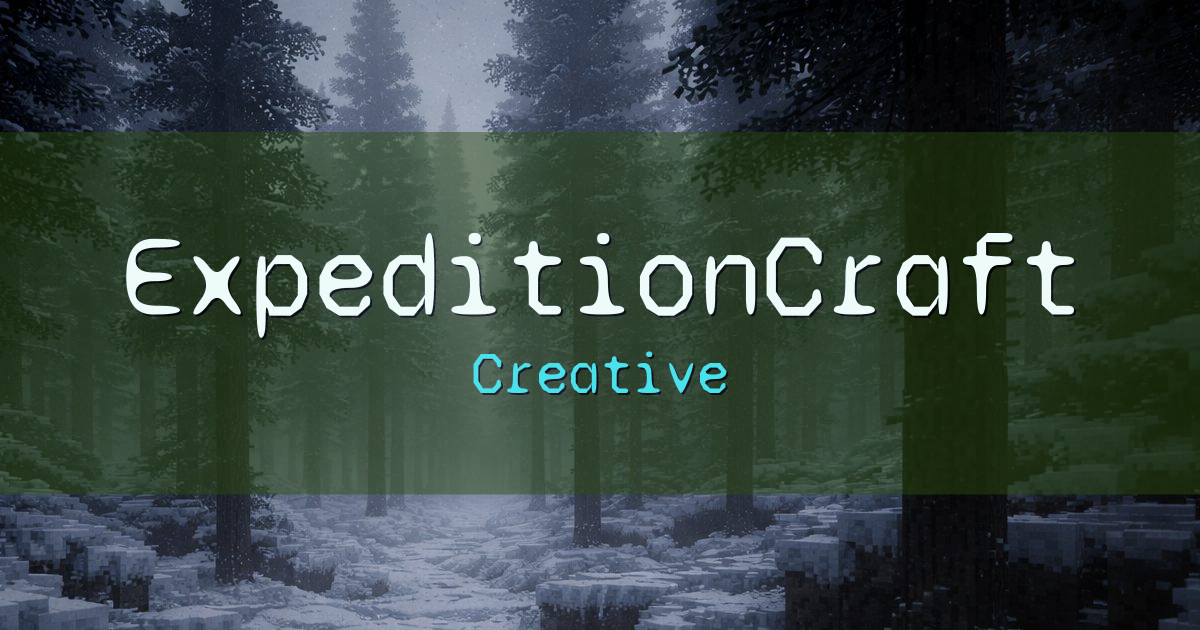 Banner for ExpeditionCraft Creative (play.expeditioncraft.de)
