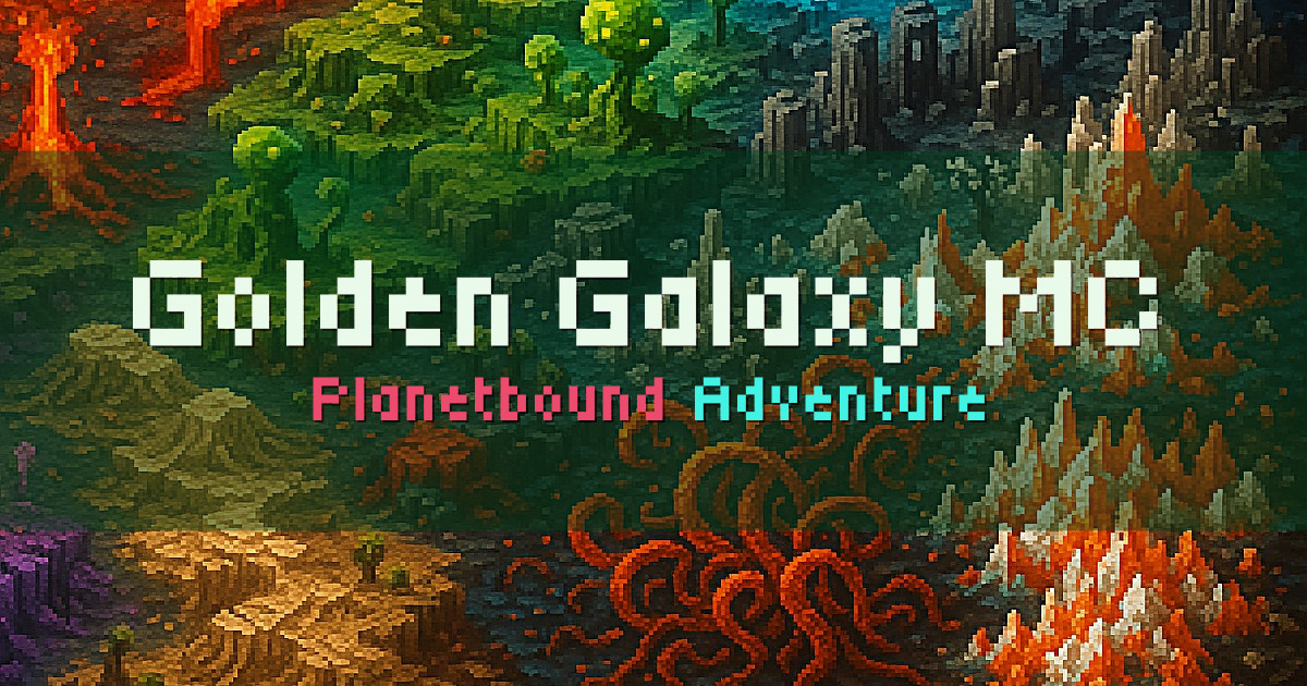 Golden Galaxy MC Survival Minecraft server