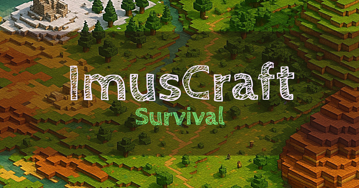 Banner for ImusCraft Survival (mc.imus.fi)