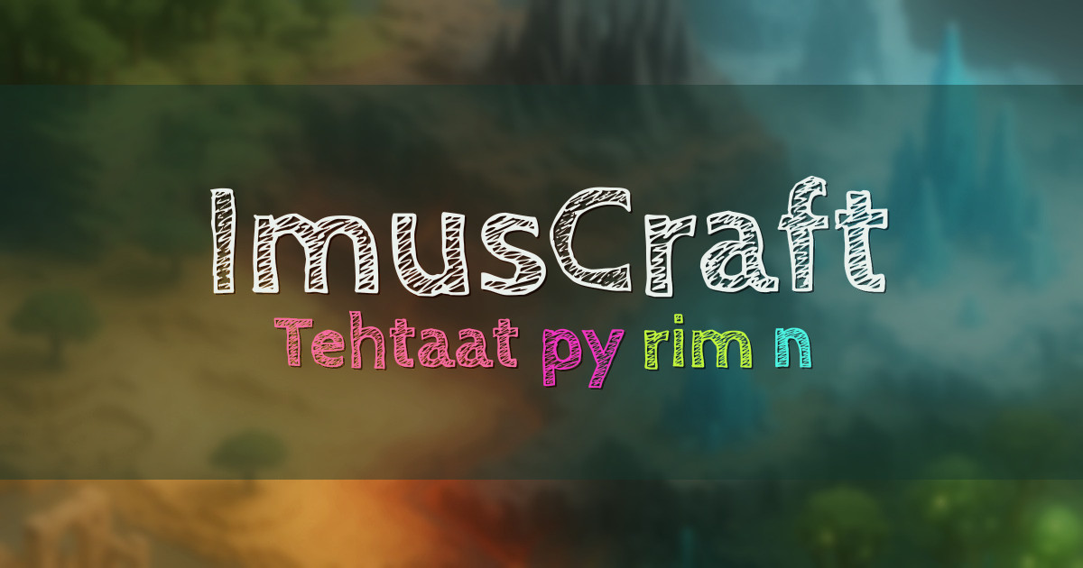 ImusCraft Survival Minecraft server