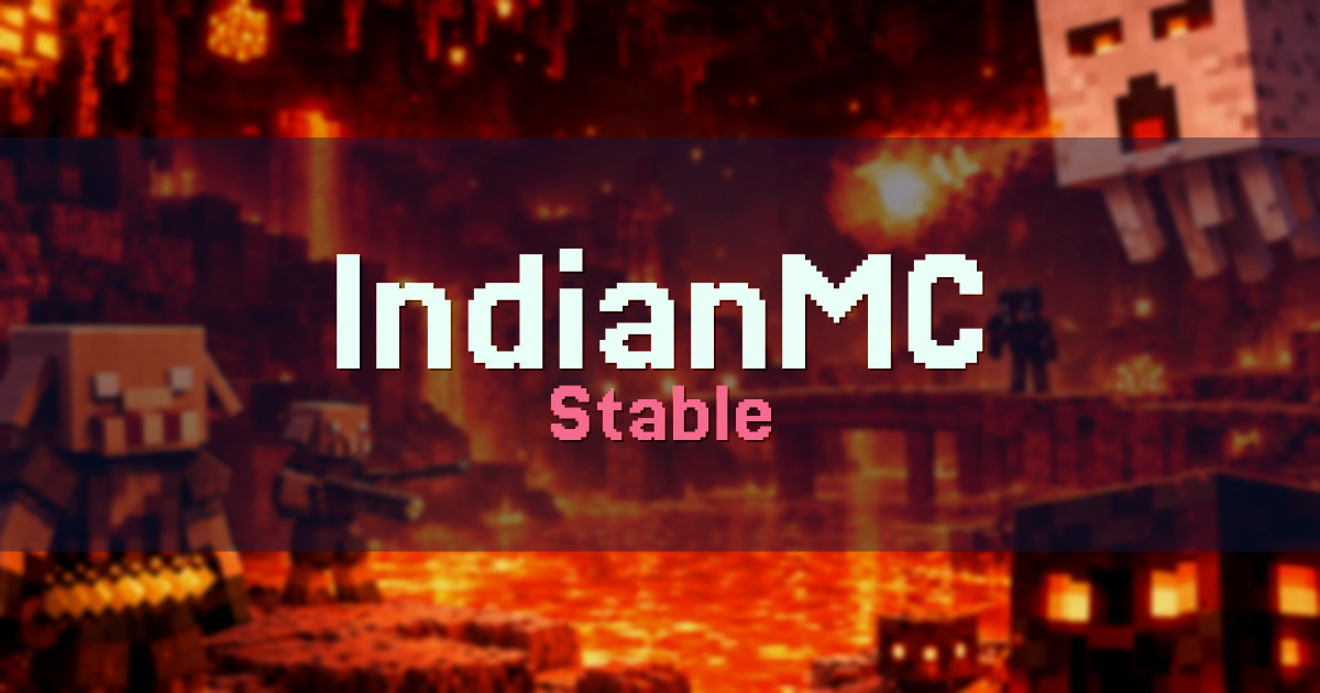 Banner for IndianMC Stable (indiamc.net)