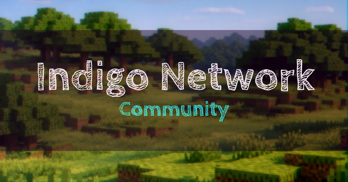 Indigo Network Community Minecraft server