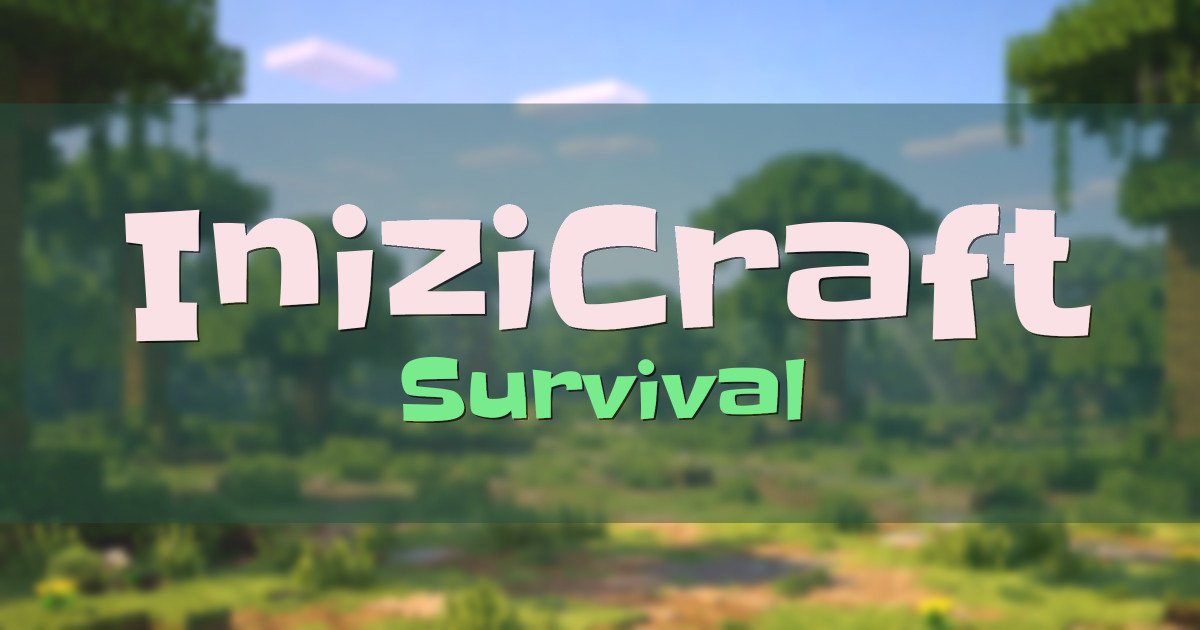 Banner for IniziCraft Survival (play.inizicraft.net)