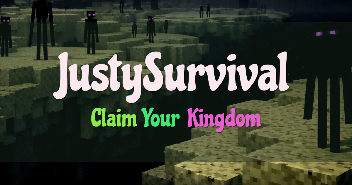 JustySurvival Survival Minecraft server