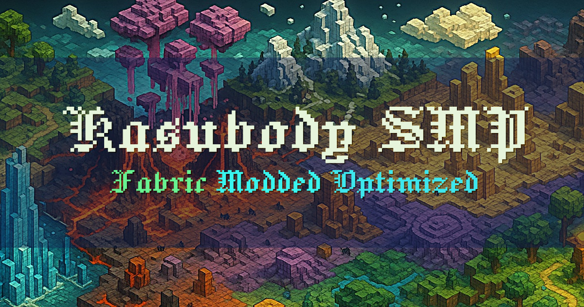 Banner for Kasubody SMP Optimized Fabric Modded Survival (play.kasubody.com)